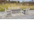 Латте диван двухместный, белый - 21416