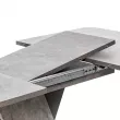 Стол раздвижной Leset Гросс Камень темный - компаньон Графит 