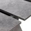 Стол раздвижной Leset Гросс Камень темный - компаньон Графит 