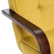 Кресло Leset Модена Орех текстура V28 желтый