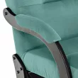 Кресло-маятник Leset Дэми Венге V43 зелёный