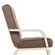 Кресло Leset Модена  Слоновая кость V23 молочный шоколад