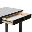 Leset Стол консольный Мира (Стол консольный 110х40)  Чёрный 