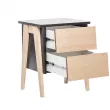 Тумбочка Leset Сканди 2 ящ. Венге  /  Дуб