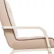 Кресло Leset Модена  Слоновая кость V18 бежевый - кант V23 молочный шоколад