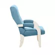 Кресло Leset Спринг  Слоновая кость V47 синий