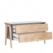 Комод Leset Сканди 2 ящ. Дуб  /  Серый ясень