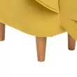 Пуф Leset Dino COMBI   V28 желтый - компаньон V01 белый