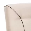 Кресло Leset Модена Люкс  Слоновая кость Malmo 05 - кант Malmo 28