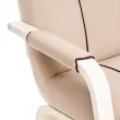 Кресло Leset Модена Люкс  Слоновая кость V18 бежевый - кант V23 молочный шоколад