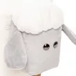 Пуф Leset Lamb COMBI   Молочный - компаньон серый