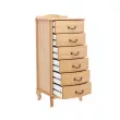Комод Leset Джульетта узкий (6 ящ.)  Светлый дуб 