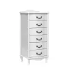 Комод Leset Джульетта узкий (6 ящ.)  Молочный дуб 