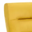 Кресло Leset Лион  Слоновая кость V28 желтый