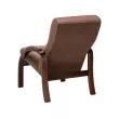 Кресло Leset Лион  Орех текстура V23 молочный шоколад