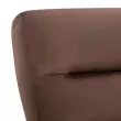 Кресло Leset Лион  Орех текстура V23 молочный шоколад