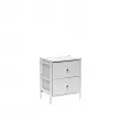 Комод Leset Хайди 2 ящика Белый