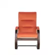 Кресло Leset Монэ  Орех текстура V39 оранжевый