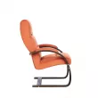 Кресло Leset Монэ  Орех текстура V39 оранжевый