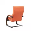 Кресло Leset Монэ  Орех текстура V39 оранжевый