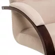 Кресло Leset Монэ  Орех текстура V18 бежевый
