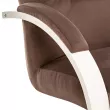 Кресло Leset Монэ  Слоновая кость V23 молочный шоколад