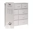 Комод Leset Линкс 9 ящ. Белый / Белый