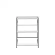 Стеллаж раскладной Leset Пако 800 Серый / бетон пайн светлый