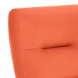 Кресло Leset Оскар  Орех текстура V39 оранжевый