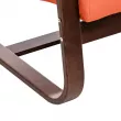 Кресло Leset Оскар  Орех текстура V39 оранжевый