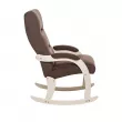 Кресло-качалка Leset Дэми  Слоновая кость V23 молочный шоколад