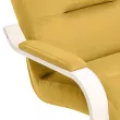 Кресло Leset Оскар  Слоновая кость V28 желтый