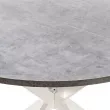 Стол раздвижной Leset Капри камень тёмный / белый