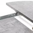 Стол раздвижной Leset Капри камень тёмный / белый