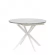 Стол раздвижной Leset Капри цемент / белый