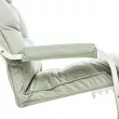Кресло-трансформер Leset Оливер  Слоновая кость V14 бирюзовый