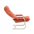 Кресло-трансформер Leset Оливер  Слоновая кость V39 оранжевый