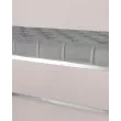 Банкетка ИНСИГНИЯ велюр серый сталь серебро
