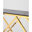 Консоль ИНСИГНИЯ 115*30 золото стекло smoke