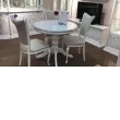 Стол обеденный раздвижной круглый Роза (беж радика ГЛ)