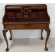 Стол-бюро с коричневой кожей W70E-ASD-BLT (Gamma-Mebel)