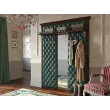 Вешалка с 6 крючками, узким зеркалом и полкой Благо Б 5.10-3 (разные цвета)