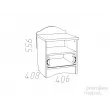 НМ 009.22 Тумба с ящиками - 17273
