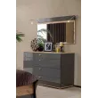 Фиджи Комод 1200 с 4 ящиками (Дуб Золотой / Антрацит)