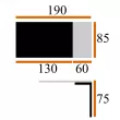 Cтол BARON 85x130 / 190 P166 / P95 CB / 4010-RB 130