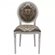 Стул LEONARDO white+silver / 5827+20 GC / 737