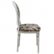 Стул LEONARDO white+silver / 5827+20 GC / 737