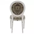 Стул LEONARDO white+silver / 5827+20 GC / 737
