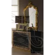 Спальный гарнитур Джессика, черный с золотом (Ювита)