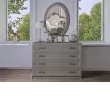 Комод Мишель Лайт 4 ящика серый камень